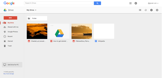 Google Drive Screenshot